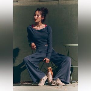 Free People Go To Long Sleeve Set